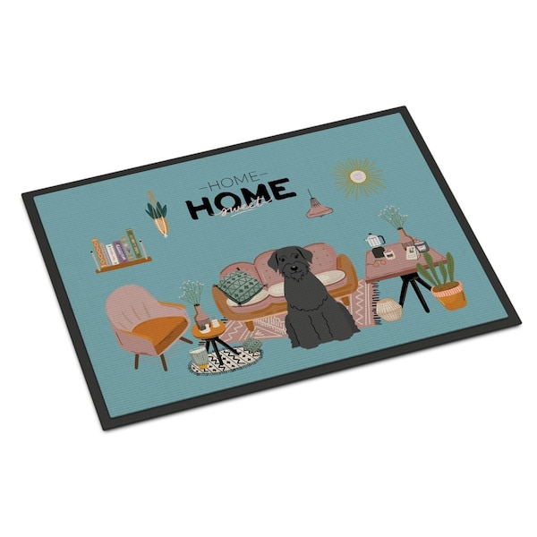 Carolines Treasures 24 x 36 in. Giant Schnauzer Sweet Home Indoor or Outdoor Mat CK7911JMAT - main